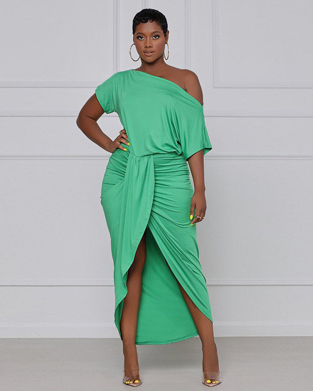 Ruched Front Dress