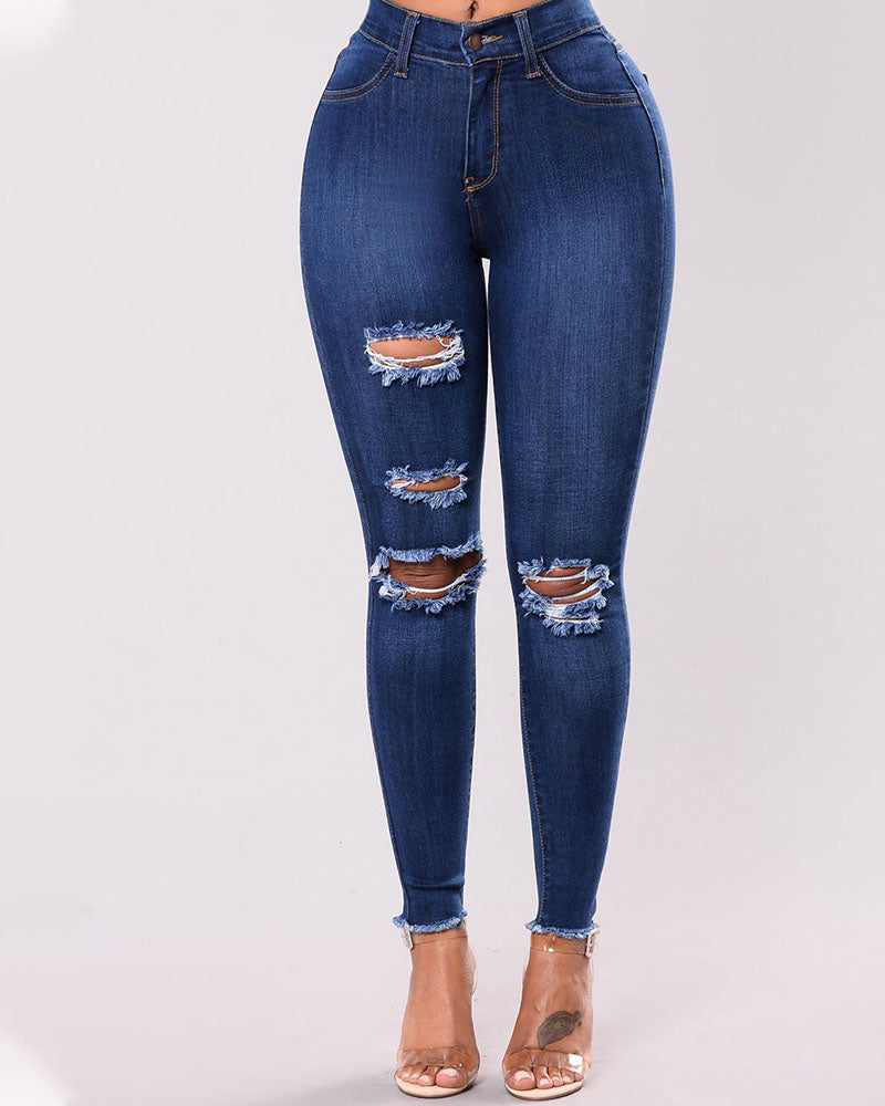 Classic straight leg jeans