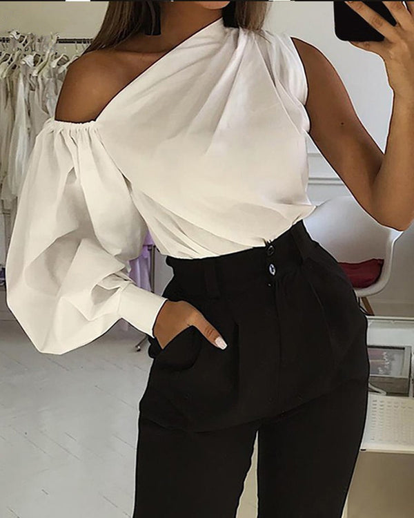 TRACEE ONE SHOULDER TOP