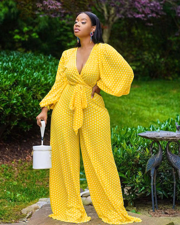 Spotted jumpsuit