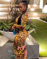 Sexy little leopard dress