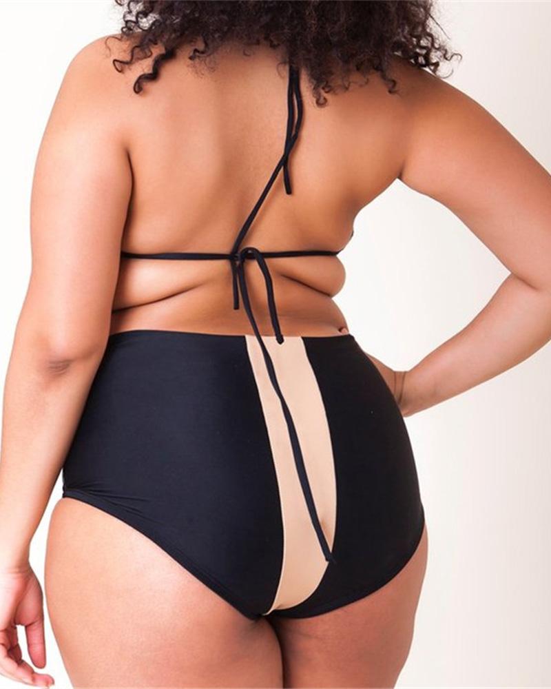 High-Waisted Push Up Swimsuits - Girlsintrendy, Girls In Trendy
